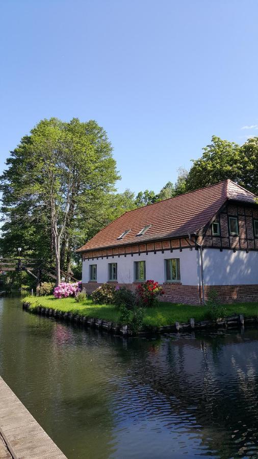 "Spreehof" Apartmenthaus In Lehde Luebbenau Exterior photo